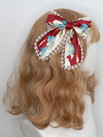 Lolita Kopfschmuck Burgunder Schnürsenkel Knoten Polyesterfaser Kopfbedeckung Lolita Stirnband