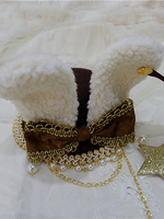 Lolita Kopfschmuck Mini Hut Bögen Stern Ketten Lolita Headwear