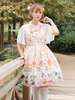Lolita OP-Kleid für Damen Neverland Garden Cat Bow Lolita Einteiliges Kleid