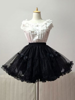 Lolita Petticoat Schwarz Einfarbig Petticoat
