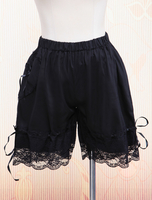 Lolita Pumphose Baumwolle in Schwarz