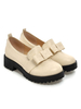 Lolita Schuhe Bögen PU-Leder Puppy Heel Round Toe Lolita Pumps