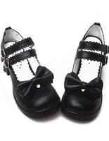 Lolita Schuhe mit Blockabsatz in Schwarz