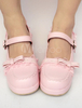 Lolita Schuhe mit Plateau und Hellrosa