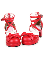 Lolita Schuhe mit Schleife