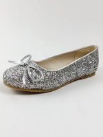 Lolita Schuhe mit Schleife in Grau