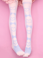Lolita Socken mit Hellrosa