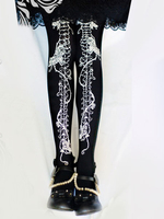 Lolita Socken mit Print und Printmuster