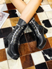 Lolita Stiefel Leder Runde Zehen Schnüren Lolita Schuhe