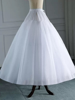 Lolita-Unterröcke aus Polyester mit gestuftem weißen Lolita-Unterrock