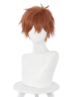 Mahagoni Cosplay Perücke Hitzebeständige Faser Perücke Cosplay Perücken