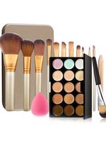 Make-up Combo Mikrofaser in Grau die exquisite Make-up machen