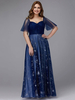 Marineblaues Ballkleid Ballkleid Herzausschnitt Spitze Ärmellos Plissee Schnürung Bodenlang Spitze Kleider für Hochzeitsgäste