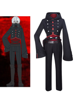 MARS RED Suwa Cosplay Kostüm Blakc Uniform Polyester Anime Cosplay Kostüm Komplettset