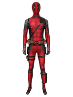 Marvel Comics Dead Pool Outfit Cosplay Kostüm Halloween Deluxe Version Anzug