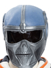 Marvel Cosplay Schwarz Witwe Taskmaster Cosplay Blau Grau Latex Helm Film Cosplay Requisiten