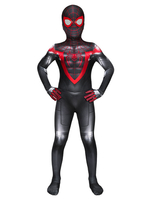 Marvel Spider Man in den Spider Vers Miles Kids Zentai Halloween Cosplay Kostüm