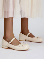 Mary Janes Pumps Erstaunliche flache runde Spitze aus PU-Leder