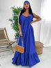 Maxi Sommerkleider Ärmelloses Slipkleid
