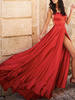 Maxikleid ärmellos Sommerkleider lang Rot Damenmode mit Trägern für Sommer und Straßen-Style maxi kleid Polyester Kleider