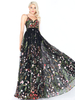 Maxikleid ärmellos Sommerkleider lang Schwarz Damenmode mit Trägern und Printmuster für Sommer maxi kleid und Ball Tüll Kleider