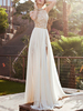 Maxikleid ärmellos Sommerkleider lang Weiß Damenmode mit Halter für Sommer und Alltag maxi kleid Chiffon Kleider