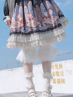 Mädchen weiße süße Lolita Bloomers Spitze kurze Plüsch Lolita Shorts