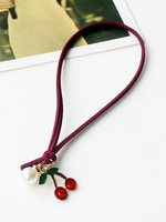 Mehrfarbigen Lolita Armband Kirsche Muster synthetische Armband für Frauen