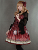Mehrfarbigen synthetische Lolita Kleid mit Print trendige Bögen