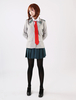 Mein Held Academia BNHA Uraraka Ochako Cosplay Kostüm Schuluniform Karneval