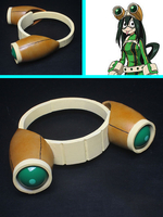 Mein Held Academia Cosplay Asui Tsuyu Bernstein Kopfbedeckung Cosplay Zubehör