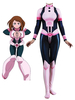 Mein Held Academia Cosplay Schwarz Ochako Uraraka Lycra Spandex Jumpsuit Cosplay Kostüme