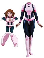 Mein Held Academia Cosplay Schwarz Ochako Uraraka Lycra Spandex Jumpsuit Cosplay Kostüme