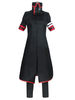 Mein Held Academia Cosplay Shishikura Seiji Schwarzer Polyester Mantel Handschuhe Hosen Cosplay Kostüme