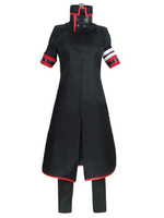 Mein Held Academia Cosplay Shishikura Seiji Schwarzer Polyester Mantel Handschuhe Hosen Cosplay Kostüme