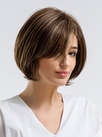 Menschenhaar-Perücken Bob-Haar-Perücken-Frauen-Seitentrennungs-gerade Haar-Perücken