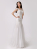 Mermaid-Brautkleid in Elfenbeinfarbe Milanoo