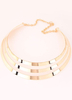 Metallische Schichten schicke Halsband