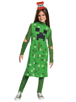 Minecraft Creeper Overall mit Hosen Cosplay Halloween