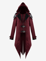 Mittelalterliche Halloween-Retro-Spleißen-Jacke Gothic Dark Kostüm