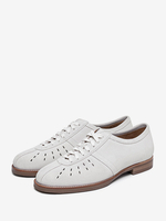 Männer Casual Sneakers Rindsleder Retro Sport Skateboard weiße Schuhe