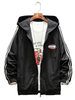 Männer Kapuzenjacken Full Zip Regular Fit Jacke für den Frühling