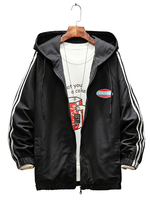 Männer Kapuzenjacken Full Zip Regular Fit Jacke für den Frühling