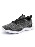 Männer Sneakers Mesh Runde Spitze Schnürschuhe Laufschuhe Sportschuhe