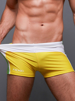 Männer Surfen Shorts Farbblock Nylon Swim Trunk