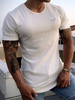 Männer T-Shirts Jewel Neck Kurzarm T-Shirt Sommer Top
