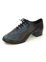 Männer Tanzschuhe Rindsleder Runde Toe Lace Up Jazz Tanzschuhe Latin Dance Schuhe