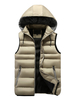 Männer Winterjacke 2020 mit Kapuze und Weste; Weste