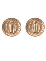 Münz Ohrstecker Gold geprägte Frauen Schmuck