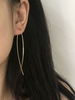 Mode Ohrring für Damen und Alltag im casualen Stil Piercing Ohrringe Fisch Metall und Damen